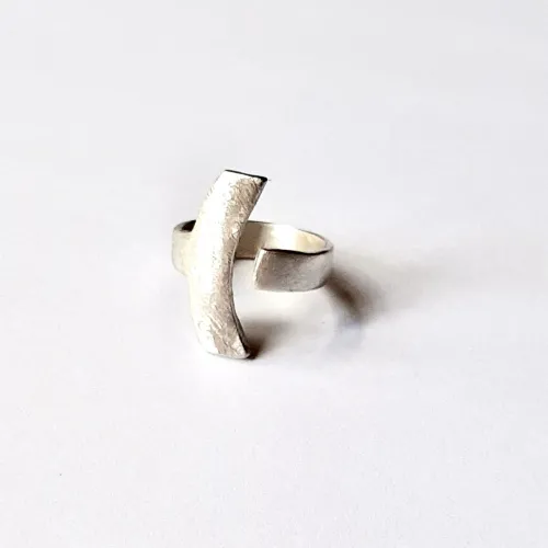 Armónia - Moderne zilveren design ring