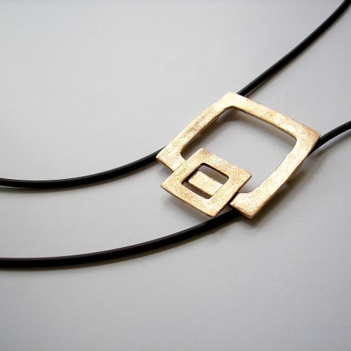 CoCo - Goudkleurige geometrische design hanger