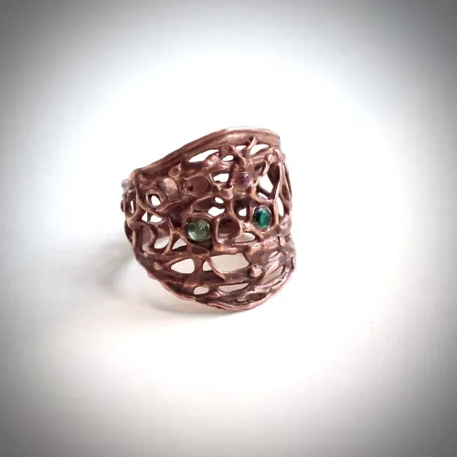Copper Magic II - Koperen opengewerkte ring