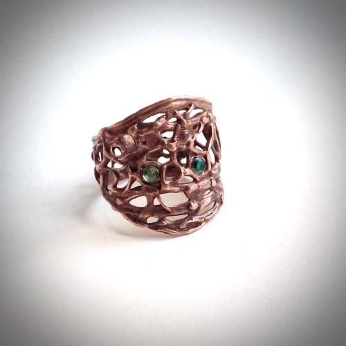 Copper Magic II - Koperen opengewerkte ring