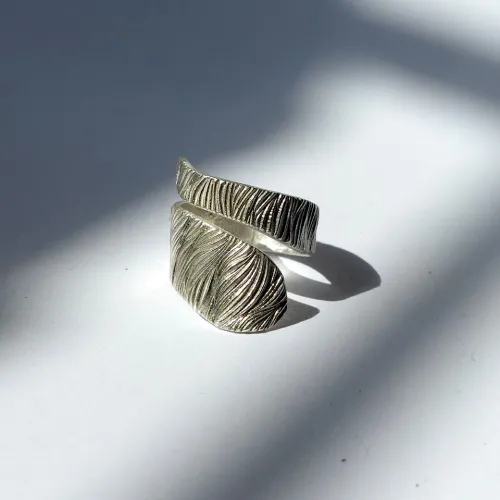 Corteza - Zilveren design ring