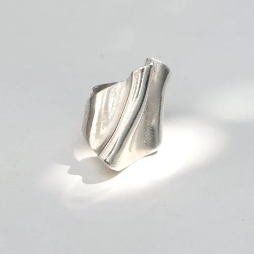 Designo - Zilveren design ring
