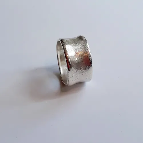 Duro - Moderne zilveren ring