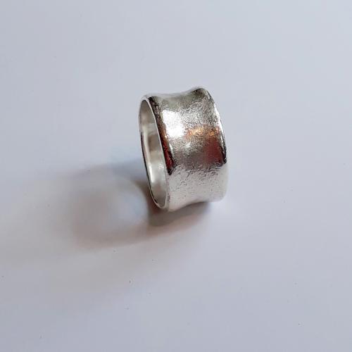 Duro - Moderne zilveren ring