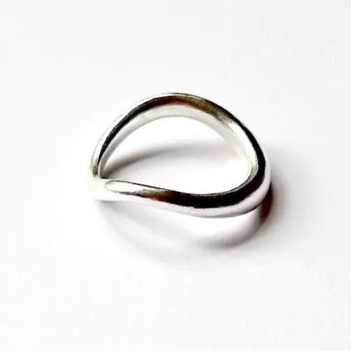 Linea - Zilveren design ring