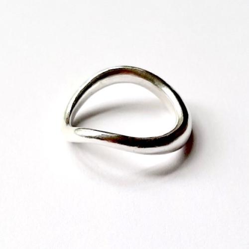 Linea - Zilveren design ring