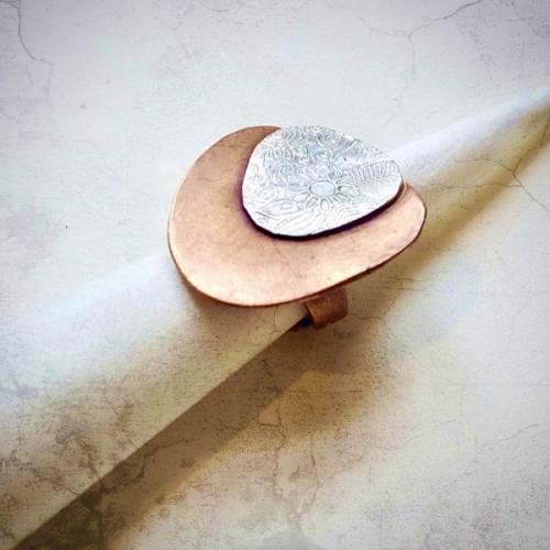 Mistura - Designring van koper en zilver