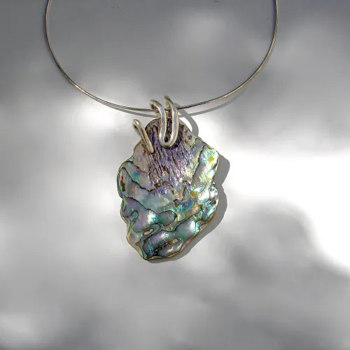 Paua - Zilveren hanger met Paua Shell