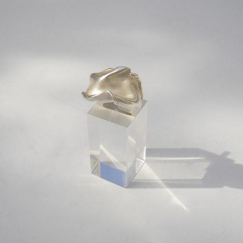 Piegare - Zilveren organische designring