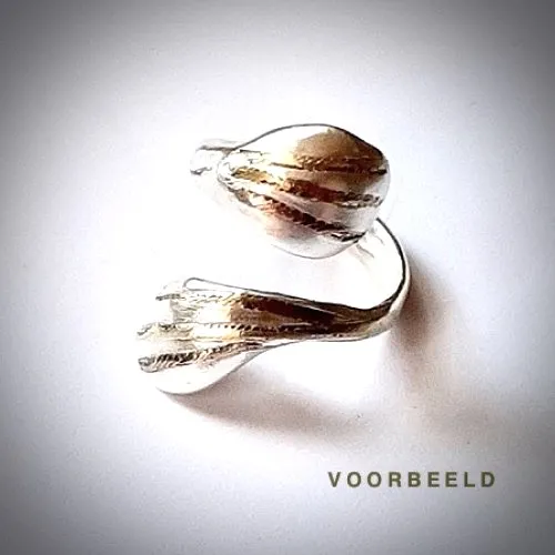 Santa Teresa - Zilveren ring met goud
