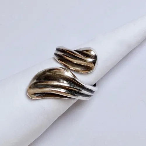 Santos - Stoere zilveren ring