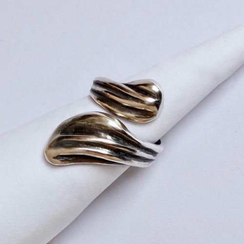 Santos - Stoere zilveren ring