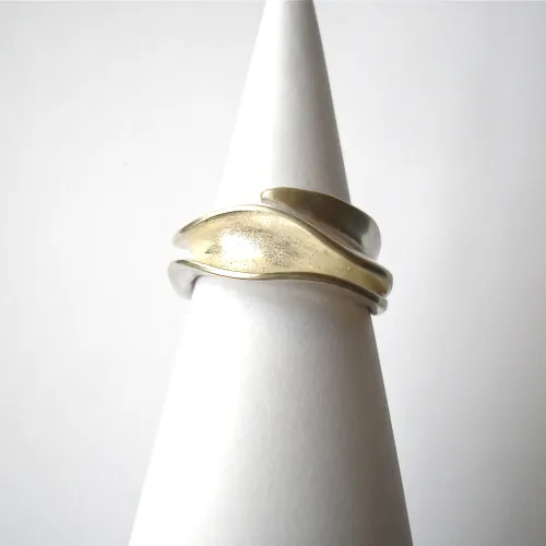 Senzual - Zilveren design ring