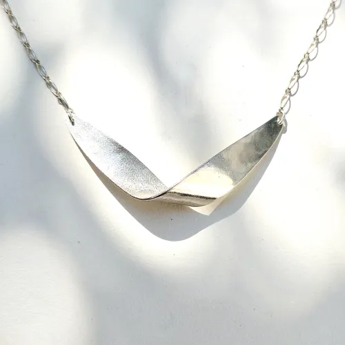 Ricciolo - Unieke zilveren design ketting - handmade by Ingrid La Haye - Edelsmid Den Haag